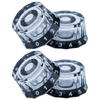 4 Pcs Electric Guitar Knobs Guitar Musical Instrument Parts Replacement Turning Guitar Knobs Lampshade Style Guitar Bell Knobs