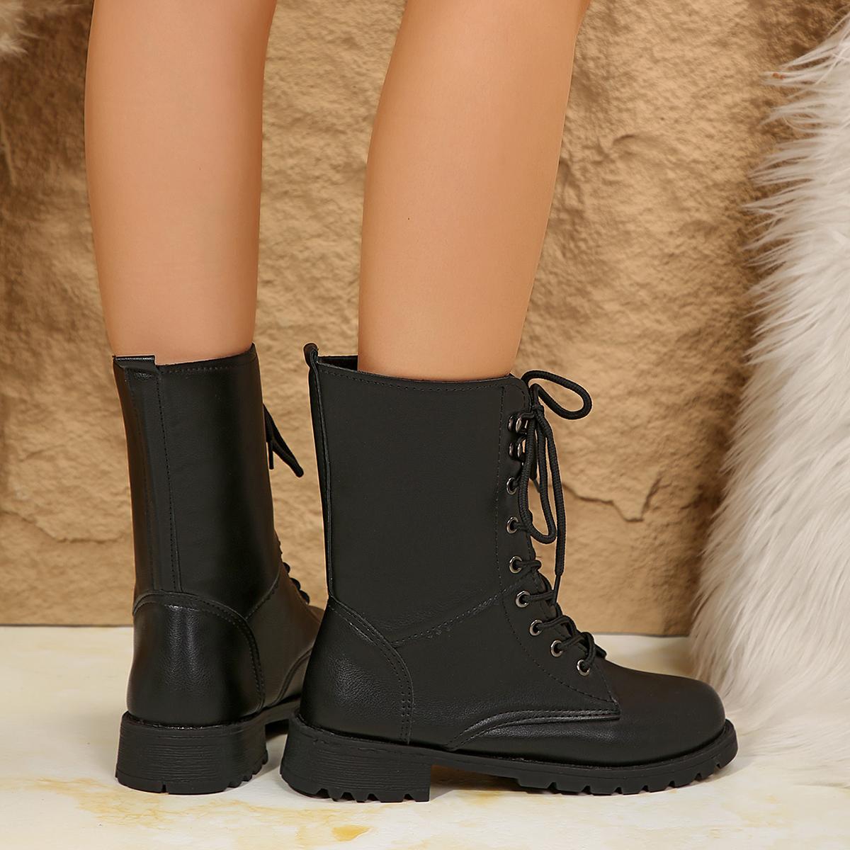 Кожаные женские ботинки — фото 5