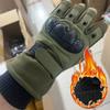 Tactical Gloves Fleece Thickened Men's and Women's Soft Shell O Kee Sports Motorcycle Riding Winter Cycling Winter Warm Gloves