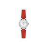 Quartz Movement 30m Water Resistance Women's Watch 19.5mm White Dial Stainless Steel Case Leather Strap T140.009.16.111.00