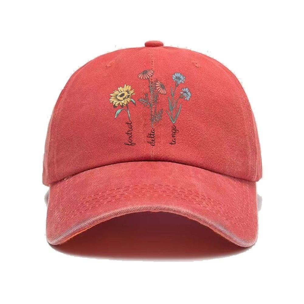 Casual Dad Sun Hat Vintage Snapback Cap Fashion Printed Baseball Cap  Outdoor Activities