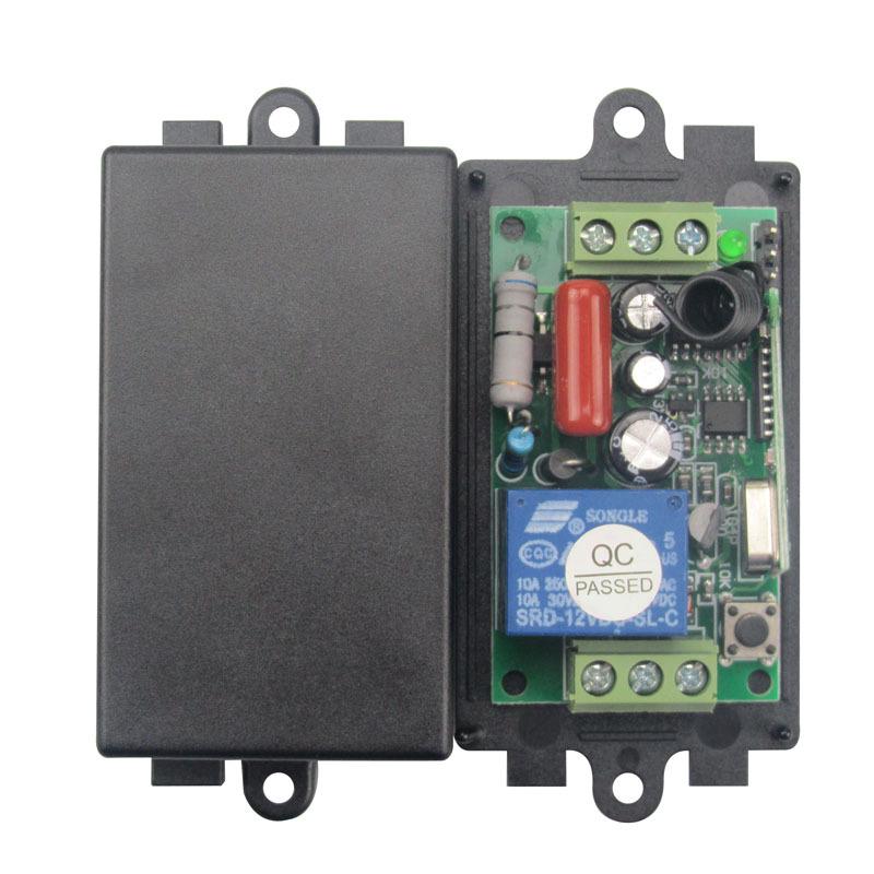 220V Remote Control Switch: Learning Code, Momentary/Self-Locking Modes, 10A Relay, Long-Distance Control