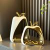 Now Ceramic Apple Ornaments Abstract Art Table Decoration Living Room TV Cabinet Wine Cabinet Ceramic Aesthetic Decoration