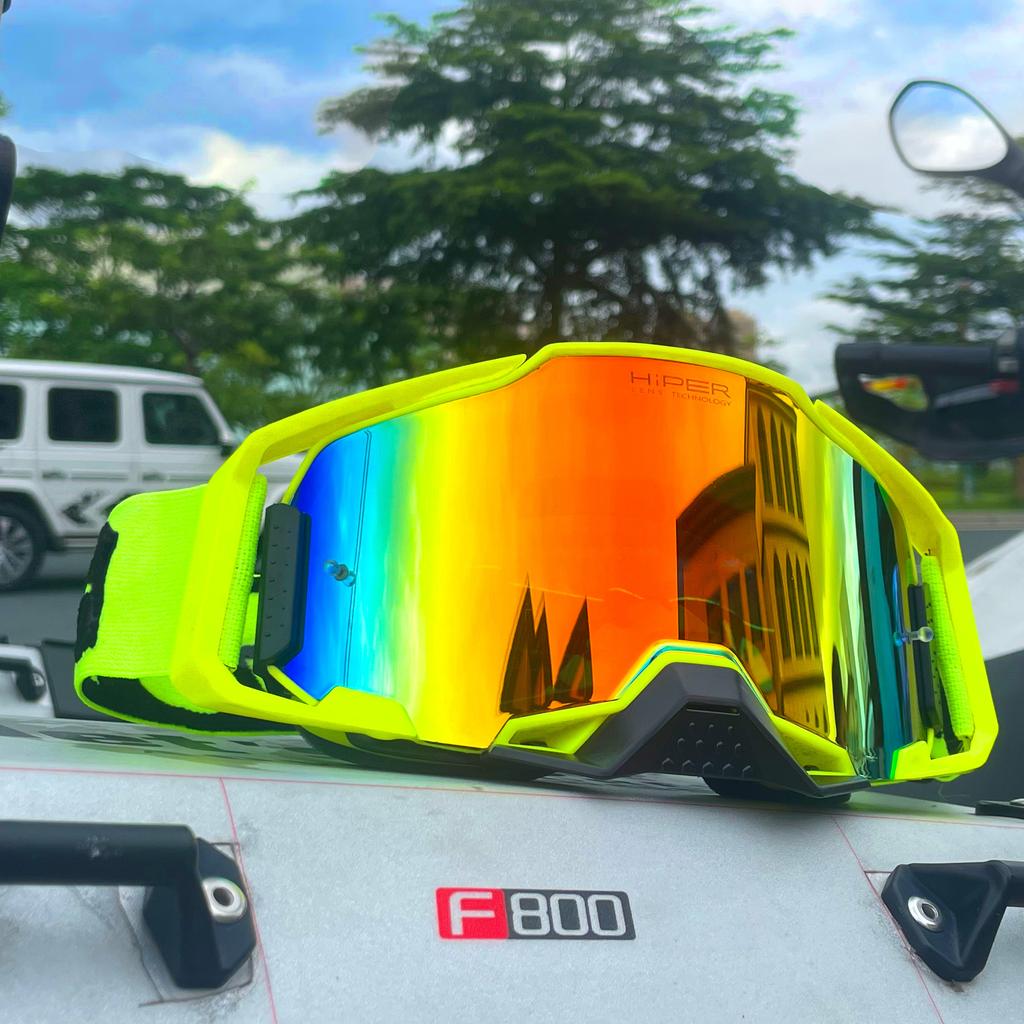 Quick replacement lens motorcycle goggles,anti fog lenses-off-road motorcycle ATV MX riding glasses,compatible with all helmets