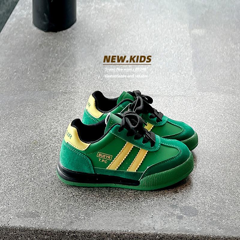 2025 Autumn New Students Children's Versatile Casual Shoes Girls Low-top Forrest Gump Shoes Boys Soft-soled Sports Shoes