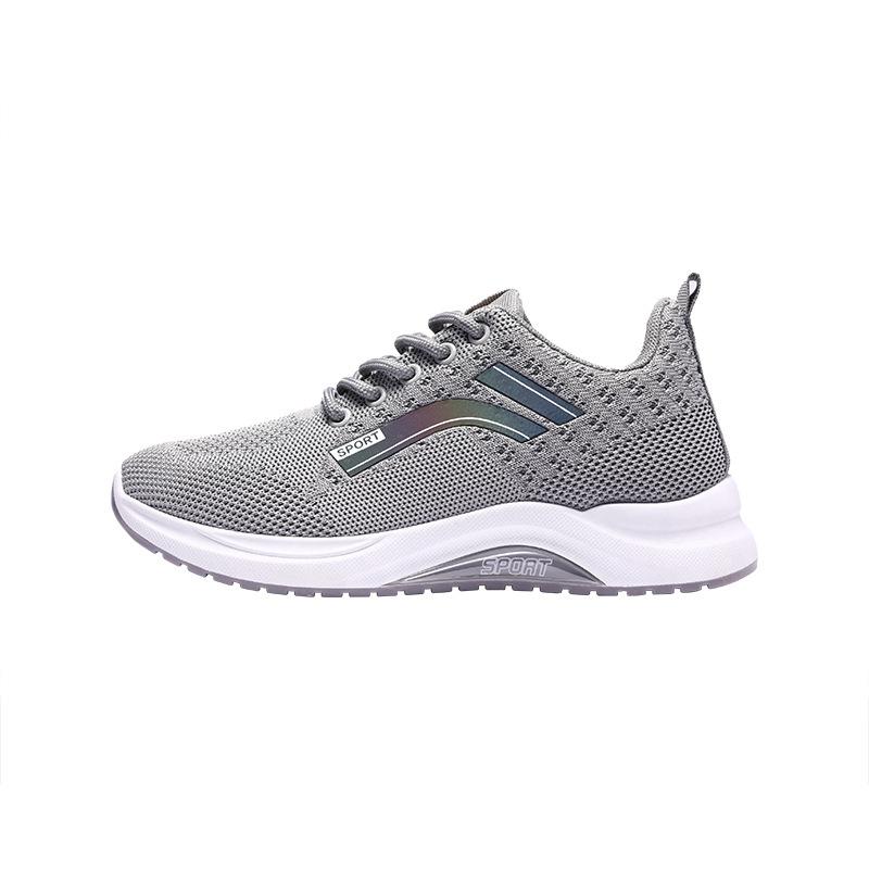 Nouvelles chaussures de sport décontractées à semelles épaisses pour enfants, chaussures de marche confortables et respirantes à semelles souples, tissées en flyknit pour enfants