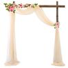 Wedding Arch Drape Chiffon Fabric Draping Curtain Drapery Wedding Birthday Party Decor Draping Ceremony Reception Hanging Decor