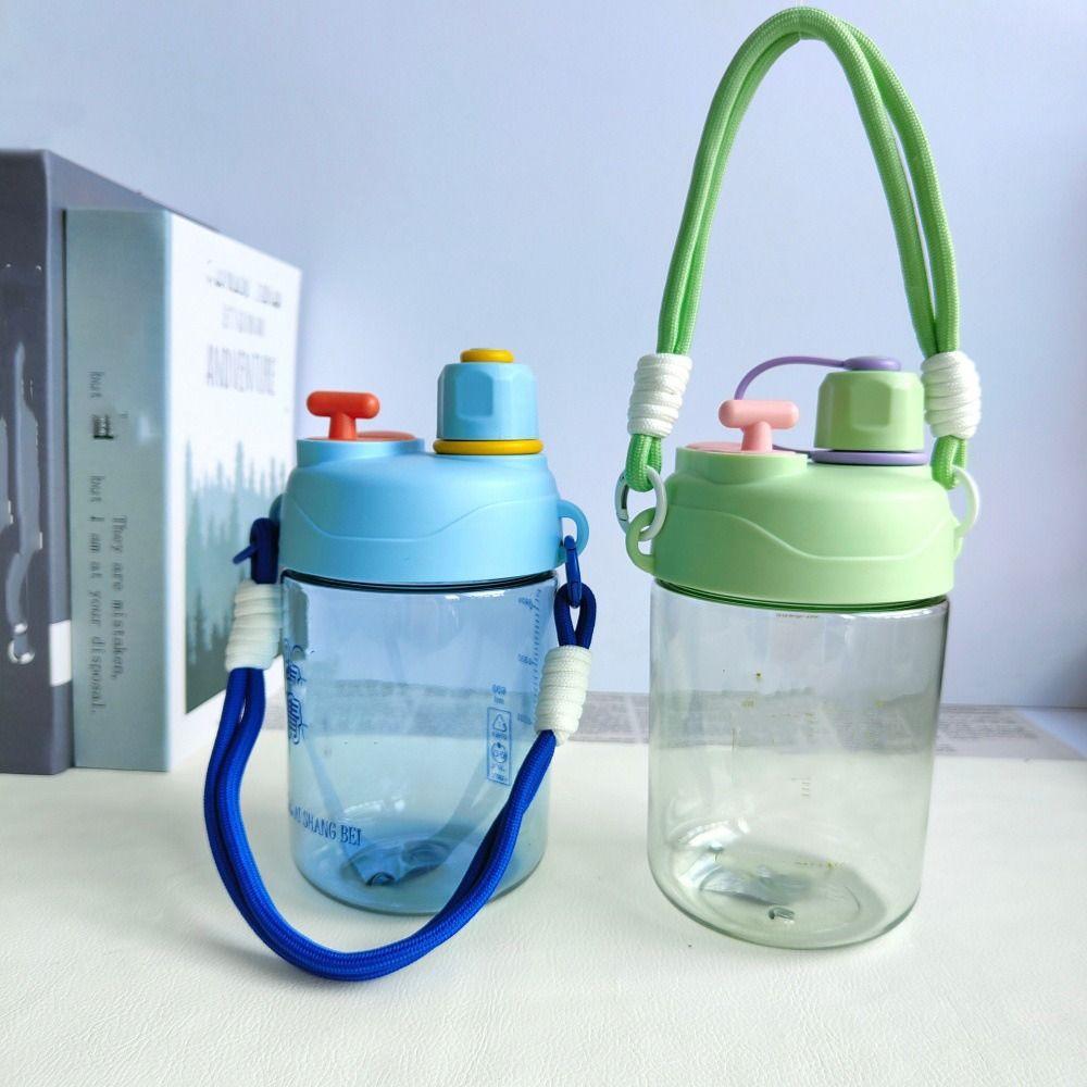 2PCS Silicone Ring Water Bottle Handle Strap Reusable DIY Water Bottle Sling Carrier Resilient Universal Water Cup Holder Strap