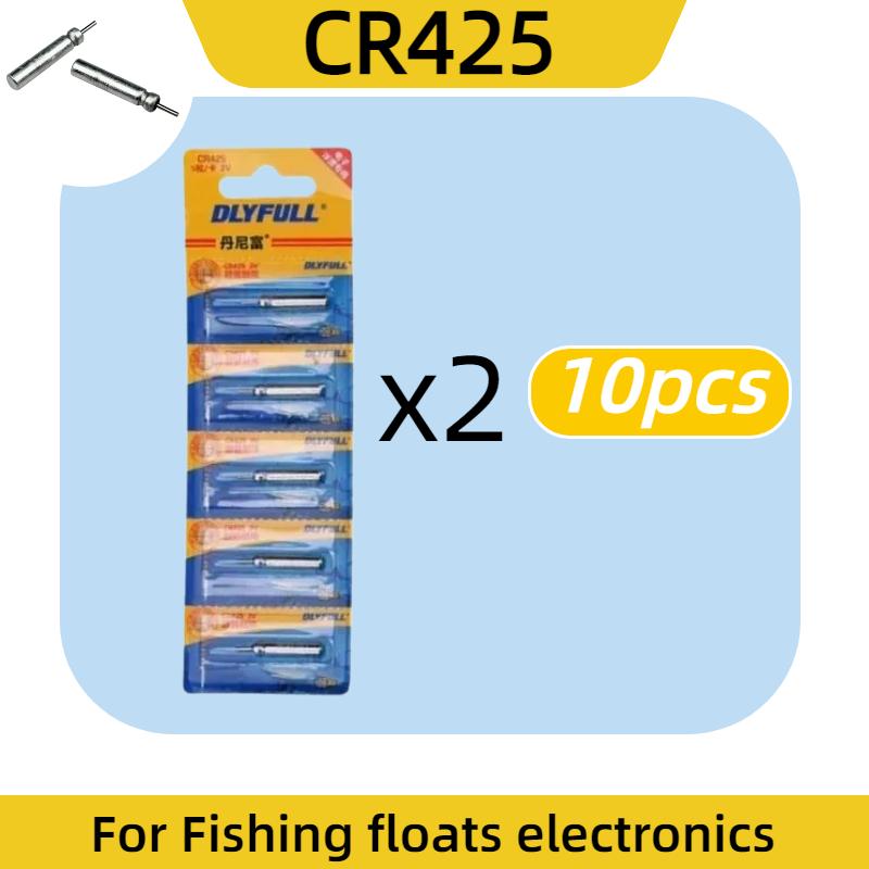 5-100PCS CR425 Fishing Float Battery High Brightness Night Fishing Luminous Battery for Electronic Floats Tackle Accessories