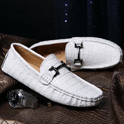 Herren Slipper Schuhe 2025 Herbstmode Flats Hochwertiges Leder Herren Mokassins Klassisch Bequem Luxus Designer Herren Freizeitschuhe