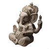 62KD Handmade Sandstone Ganeshas Buddhas Elephant Statue Figurine for Home and Office Decoration
