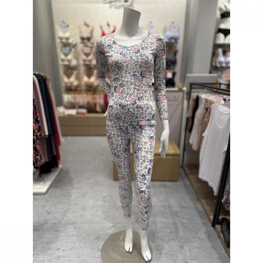 Triumph Women S Tencel Multi Flower Cream Underwear Set Teweu911crm 100