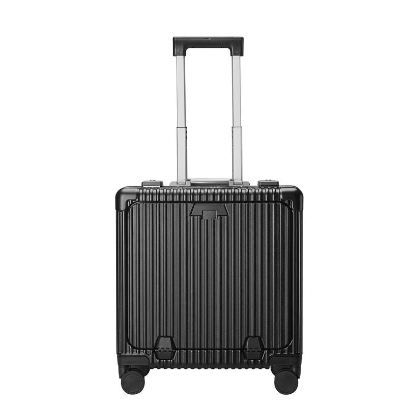 Tymon TM-1925 Front-Opening Aluminum Frame Luggage with USB and Phone Holder 18 inch