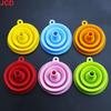 JCD 1pcs Silicone Collapsible Foldable Funnel Household Kitchen Cooking Tools Portable Wine Mini Portable Oil Pot Funnel