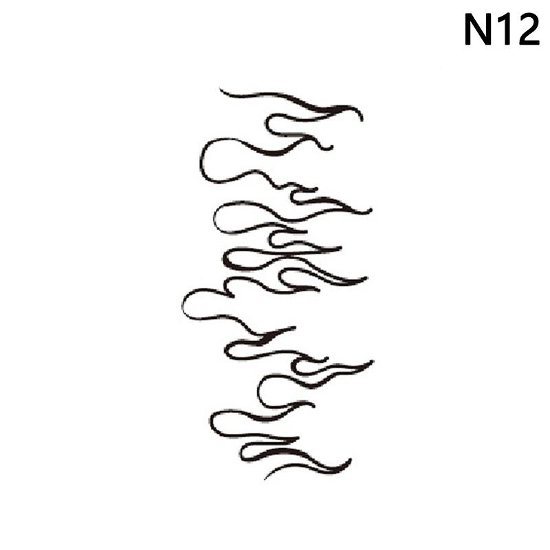

Травяная полуперманентная водостойкая татуировка с рисунком бабочки и цветка, наклейка для татуировки на руку, стойкая