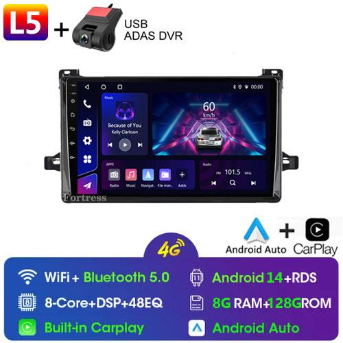 Ainavi Android 12 Car Radio For Toyota Prius XW50 2015-2020 Stereo Carplay Auto GPS Navi Android Multimedia Player No 2Din DVD