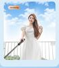360° Rotating Aluminum Selfie Stick Tripod with Anti-Shake and Universal Live Streaming Holder