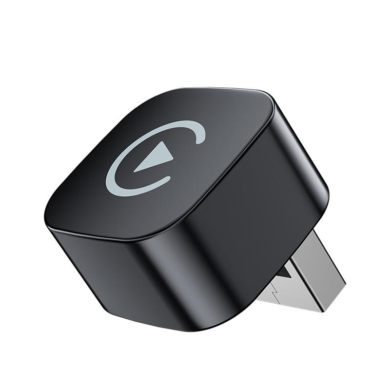 Wireless Carplay Adapter With Alarm Light For Iphone Android Auto 2In1 Wired To Wireless Ai Box Usb Connection For Truck Vehicle