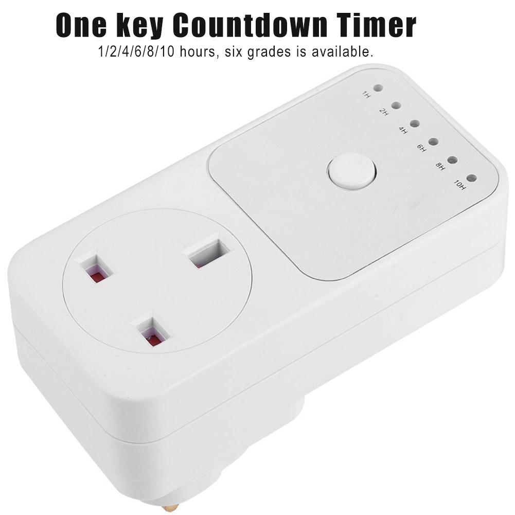 Electronic Type Countdown Socket Switching Power Timer Timing off Socket  (BS)