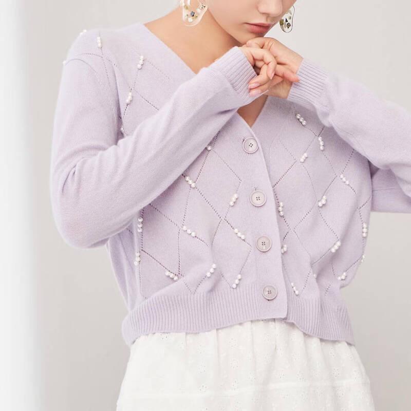 Snoford 100% Cashmere V-Neck Cardigan