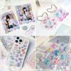 Shangle Rainbow Gradient Cute Cartoon 3D Crystal Embossed Sticker Decals