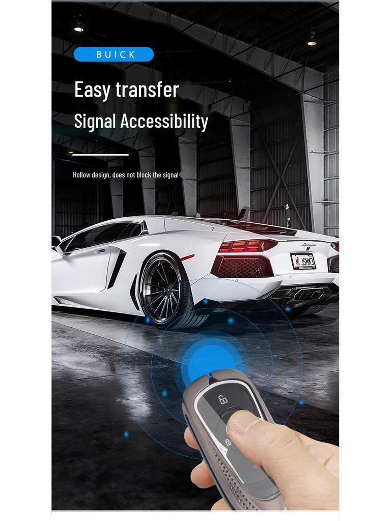 Buick Envision Key Case: Full Wrap Metal Protective Shell for Enclave, Regal, and LaCrosse Keychains