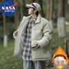 NASA MARVEL Herren Stehkragen Steppjacke