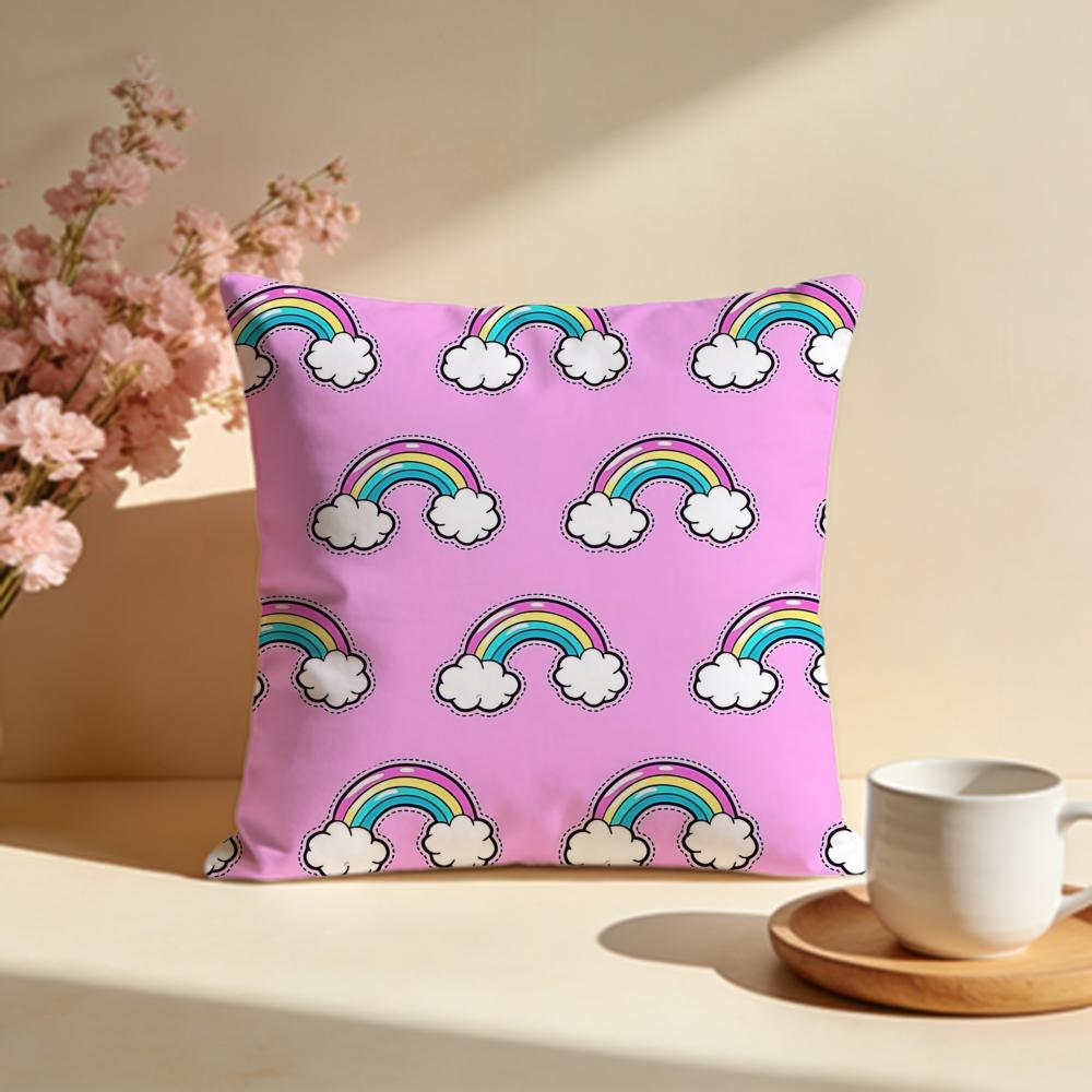 Funda de cojín Arcoíris Vibrante Fundas de almohada suaves para el hogar, dormitorio, sala de estar, sofá