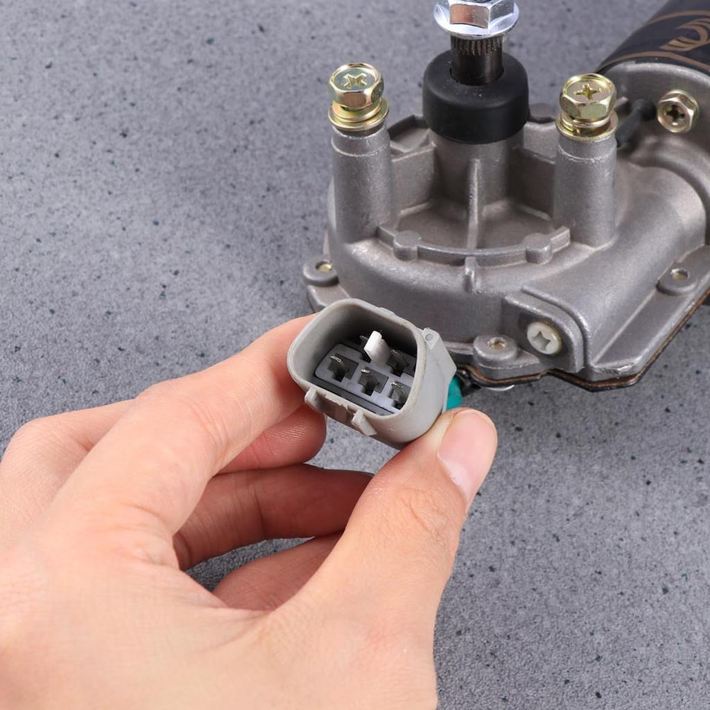 CRILSTYLEO Car Wiper Motor, Window Wiper Motor, Windshield Wiper Motor, Black