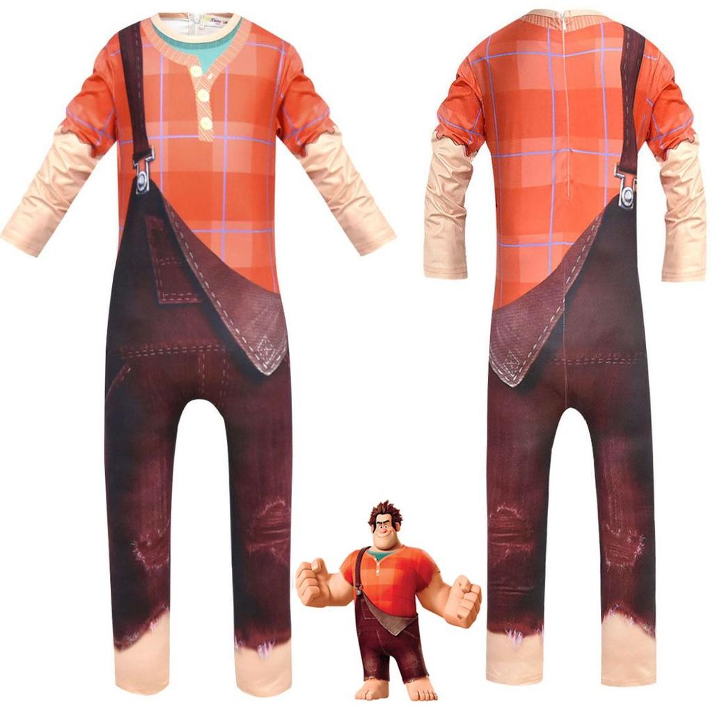 Soft Material Kids Wreck-it Ralph 2 Cosplay Costume Perfect For Parties And Events