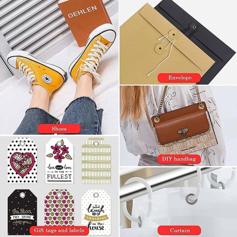 6mm Metal Air Eyelet Grommet Installation Tool Hand Press Pliers Set