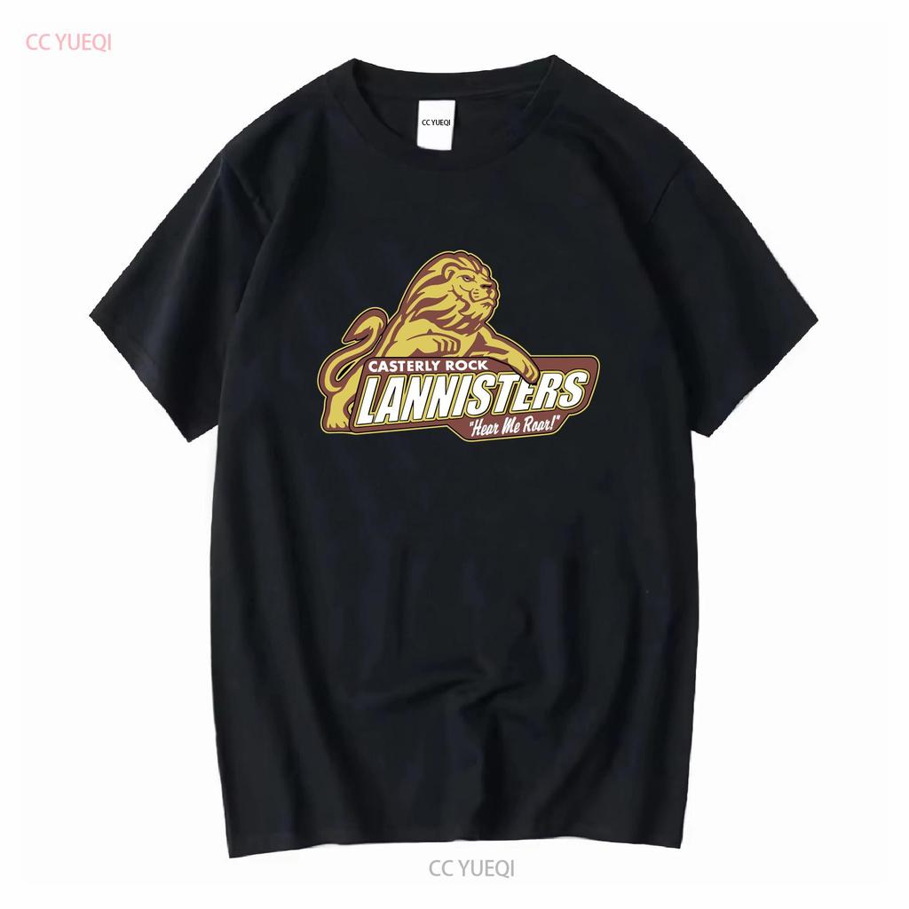 Casterly Rock House Lannister T Shirt 100 Cotton vintage Washed Stretched Top For Everyday Wear Casual Stylish homme Soft