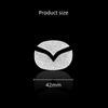 For Mazda Car Steering Wheel Diamond Emblem Sticker for Mazda 3 6 2 CX-3 CX-4 CX5 CX9 CX3 CX4 CX-5 CX-9 2015-2020 Interior Acces