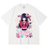 230 Gsm 100% Cotton Oshi No Ko V1 Print Unisex Heavy Cotton T Shirt