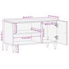 TV Cabinet 80 x 31.5 x 46 cm Solid Mango Wood