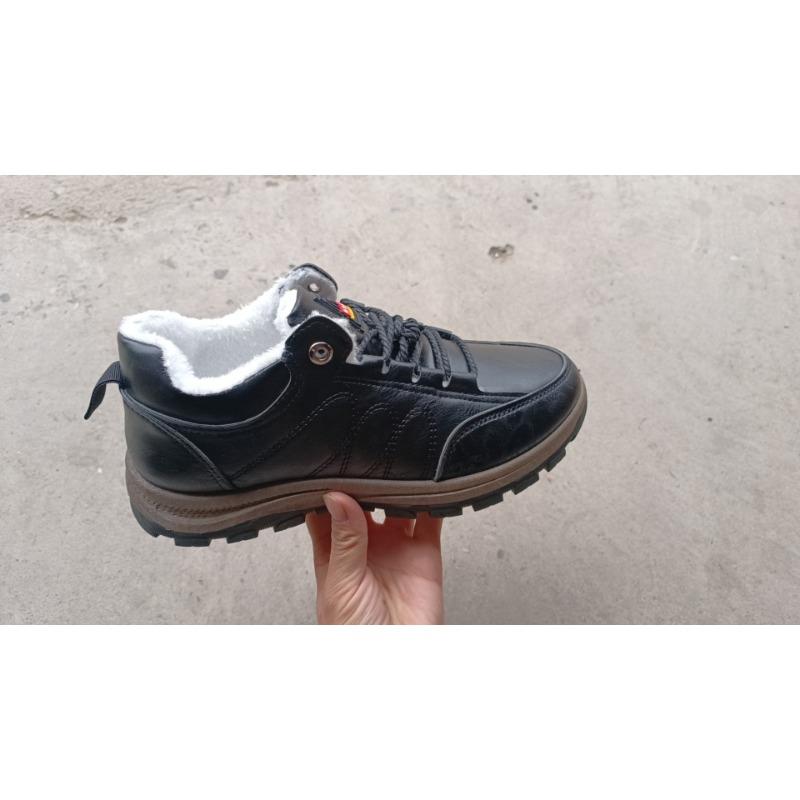 Large Size Men's Shoes Spring Casual Leather Shoes Soft Surface Daily Sports Platform Mountaineering Tooling Shoes