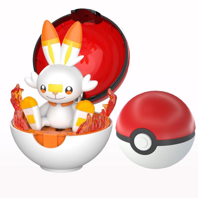 Toys Pokeball Deformation Anime Action Figure Model Pikachu Eevee Squirtle Charmander Bulbasaur Kids Gifts