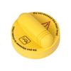 For Dacia Oil Filler Cap Automobile Maintenance Yellow Made Of ABS Material Non-deformation Quick tallation