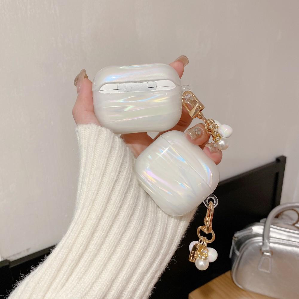 Dreamy Pearl Shell Case For AirPods Pro 3 Pro3 Cover For AirPods Pro2 Pro 2 2nd 4 3 2 1 Cases With Headphone Coque
