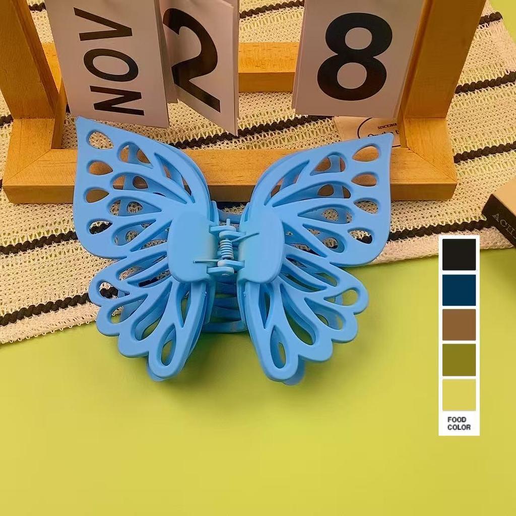 Elegante Pinza per Capelli a Doppia Struttura a Forma di Farfalla - Pinza a Squalo di Alta Qualità per Donne
