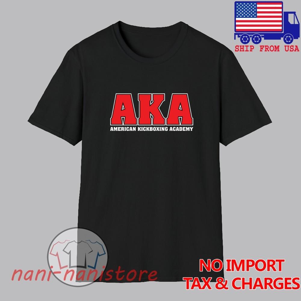 AKA American Kickboxing Academy Gym Men#039;s Black Size S5XL Unisex T-Shirt XXXL