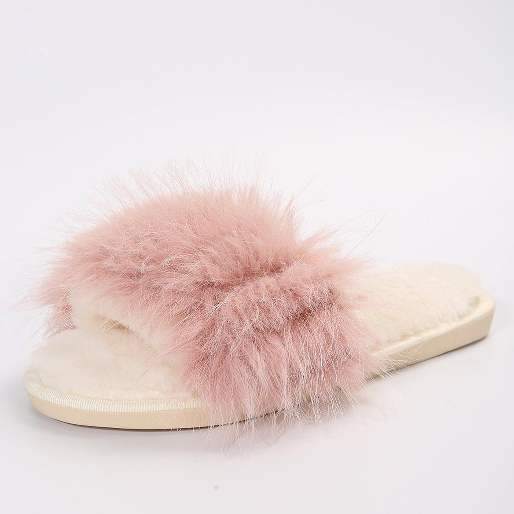 Mode Damen Hausschuhe 2024 Winter Neu Plüsch Bequeme Hausschuhe Damen Rutschfest Langlebig Mode Warme Schuhe Home Slides Damen