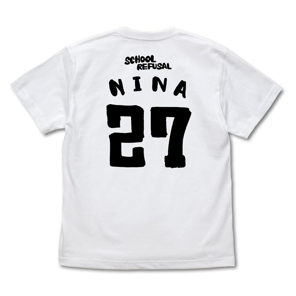 COSPA 2D Cospa Girls Band Climax Rina Iseri School Refusal T-Shirt White XL