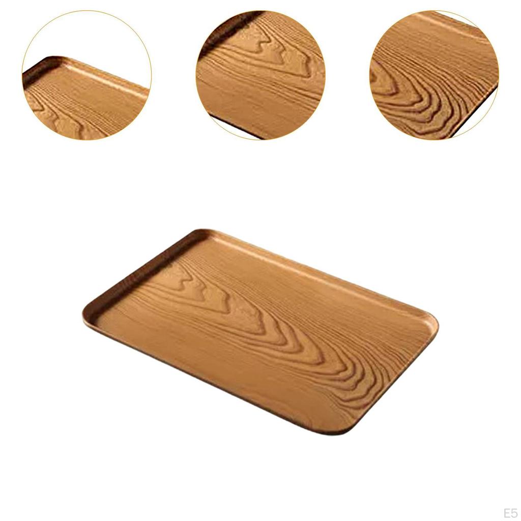 Serving Platter Breakfast Coffee Table Tray Multipurpose Cheese Board Modern Dessert Plate Rectangle