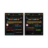 Double-Sided Printed Handheld Blackboard Sign Reusable Write- Board