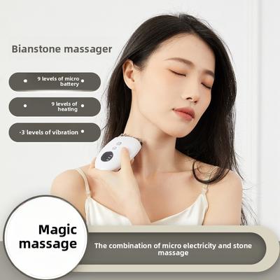 Facial Scraping Board Intelligent Bianshi Scraping Instrument Facial Lift Multi-function Beauty Massager Micro-current Meridian Brush