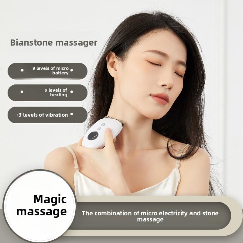 

Facial Scraping Board Intelligent Bianshi Scraping Instrument Facial Lift Multi-function Beauty Massager Micro-current Meridian Brush