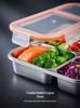 304 Stainless Steel Compartmented Lunch Box for Portion Control and Weight Loss