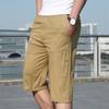 Men's Fashion Zipper Outdoors Pocket Shorts Sports Overalls Casual Pants