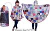 Field Candy Adult Rain Grass Pattern Poncho/Raincoat, [Used]